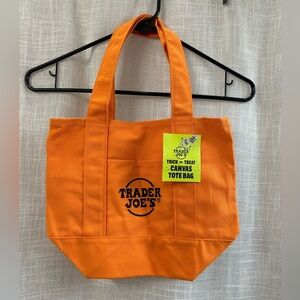 Trader Joe's Orange Mini Tote Bag (trick or treat)